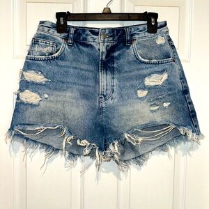 Bershka denim jean shorts. Size 8